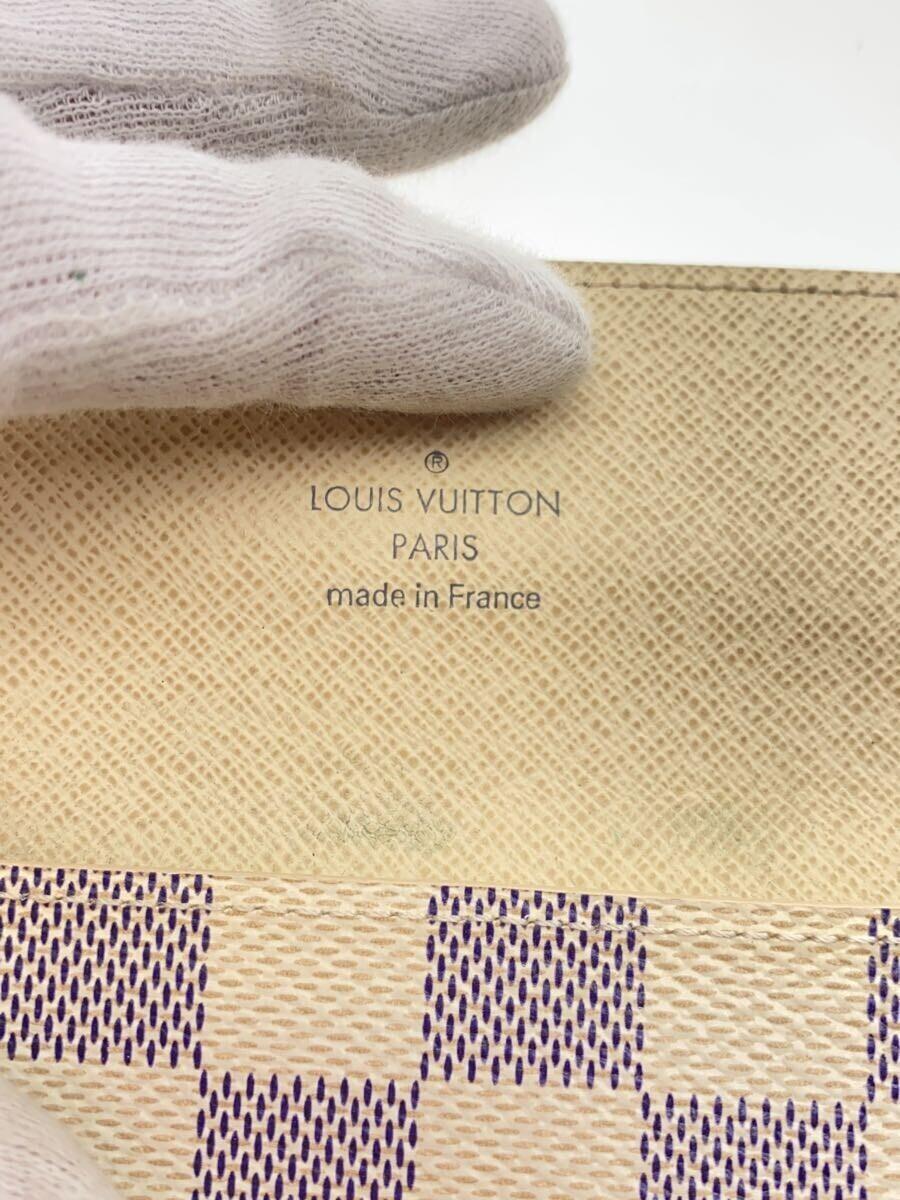 LOUIS VUITTON◆ミュルティクレ4_ダミエ・アズール_WHT/-/ホワイト/ストライプ/メンズ_画像3