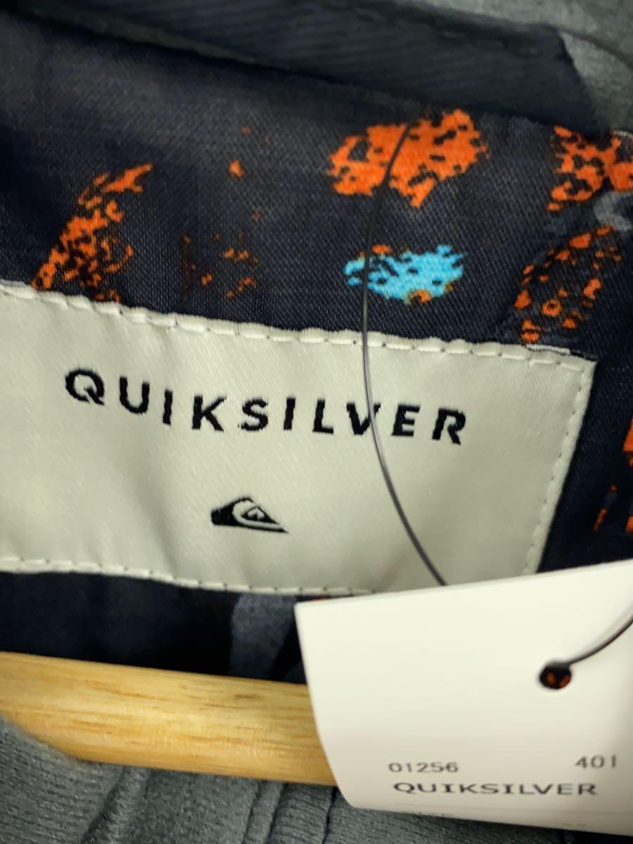 QUIKSILVER◆ナイロンジャケット/-/ナイロン/BLK/無地_画像3