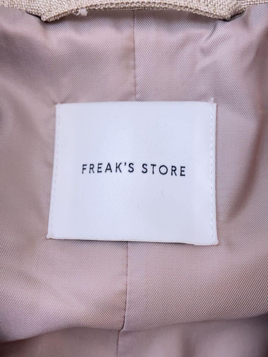 FREAK’S STORE◆コート/M/ポリエステル/BEG/201-1517_画像3