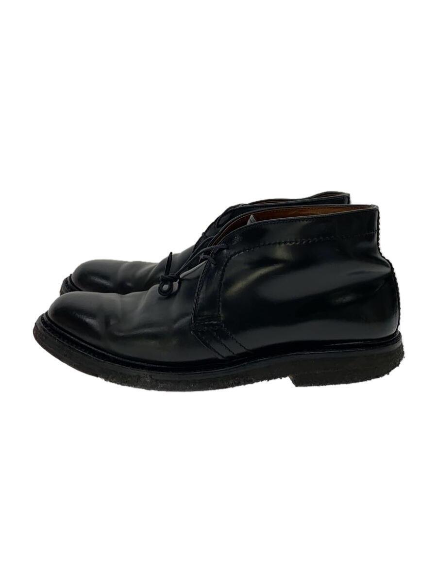 Alden◆チャッカブーツ/UK8.5/BLK/1342/ソール減り有_画像1