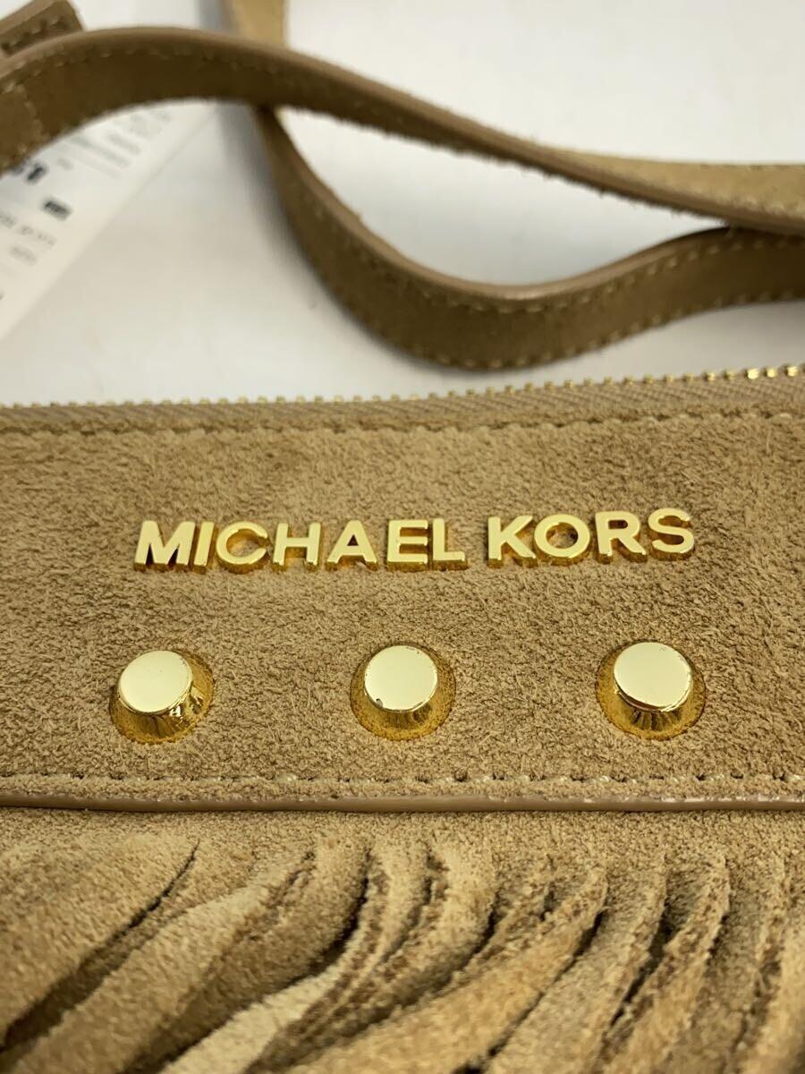 MICHAEL KORS◆ショルダーバッグ/スウェード/CML/30T4GBIM1S_画像3