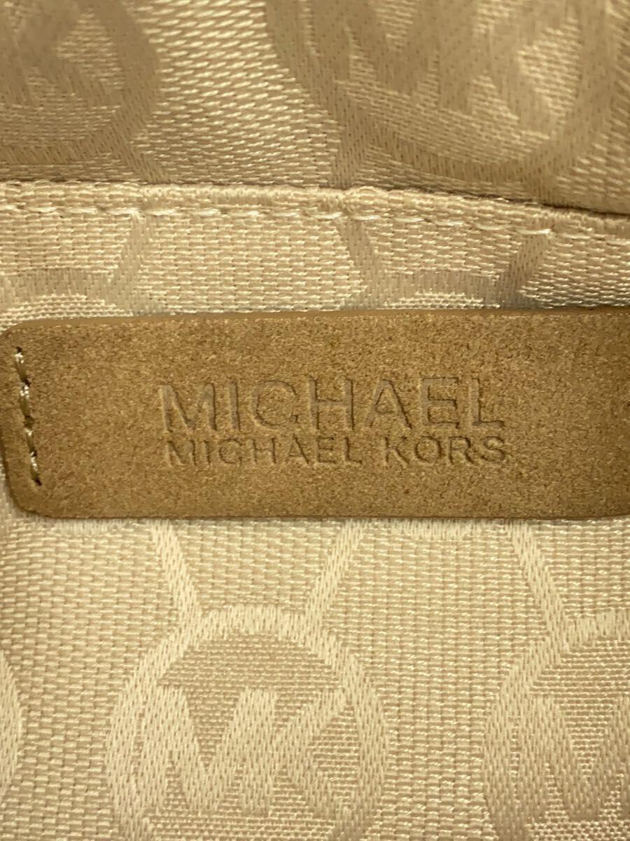 MICHAEL KORS◆ショルダーバッグ/スウェード/CML/30T4GBIM1S_画像5