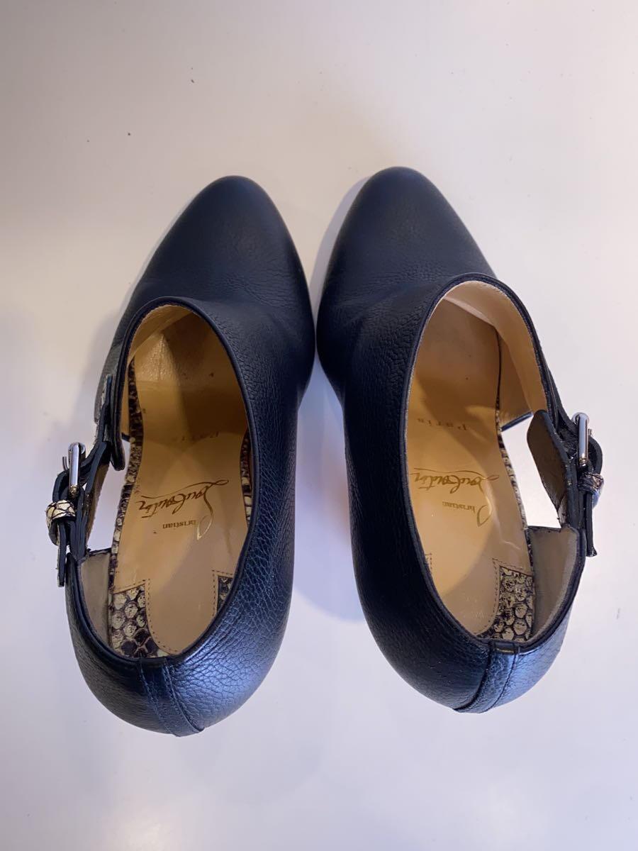 Christian Louboutin◇サンダル/36/BLK/レザー サンダル Christian Louboutin◇サンダル/36/BLK/レザー サンダル