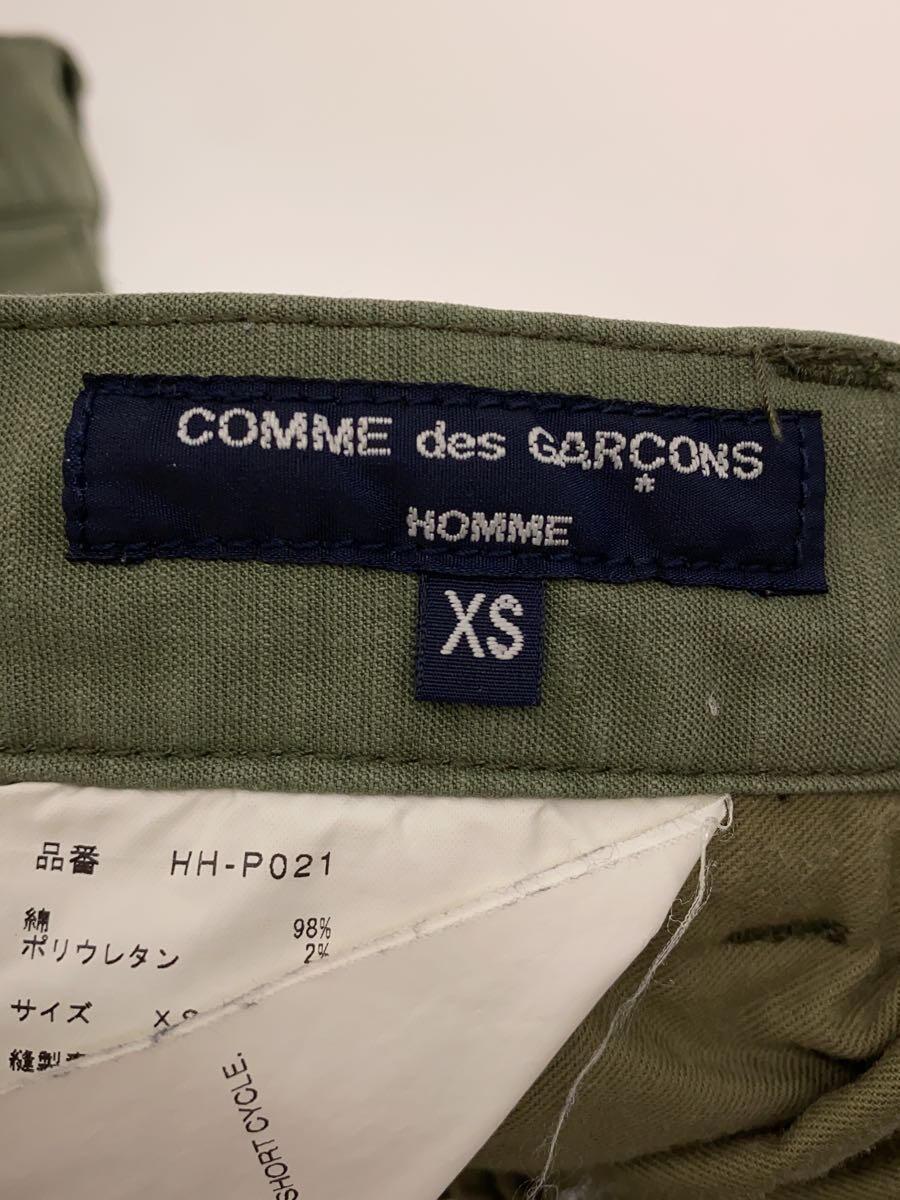 COMME des GARCONS HOMME◆21AW/カーゴパンツ/XS/コットン/KHK/無地/HH-P021_画像4