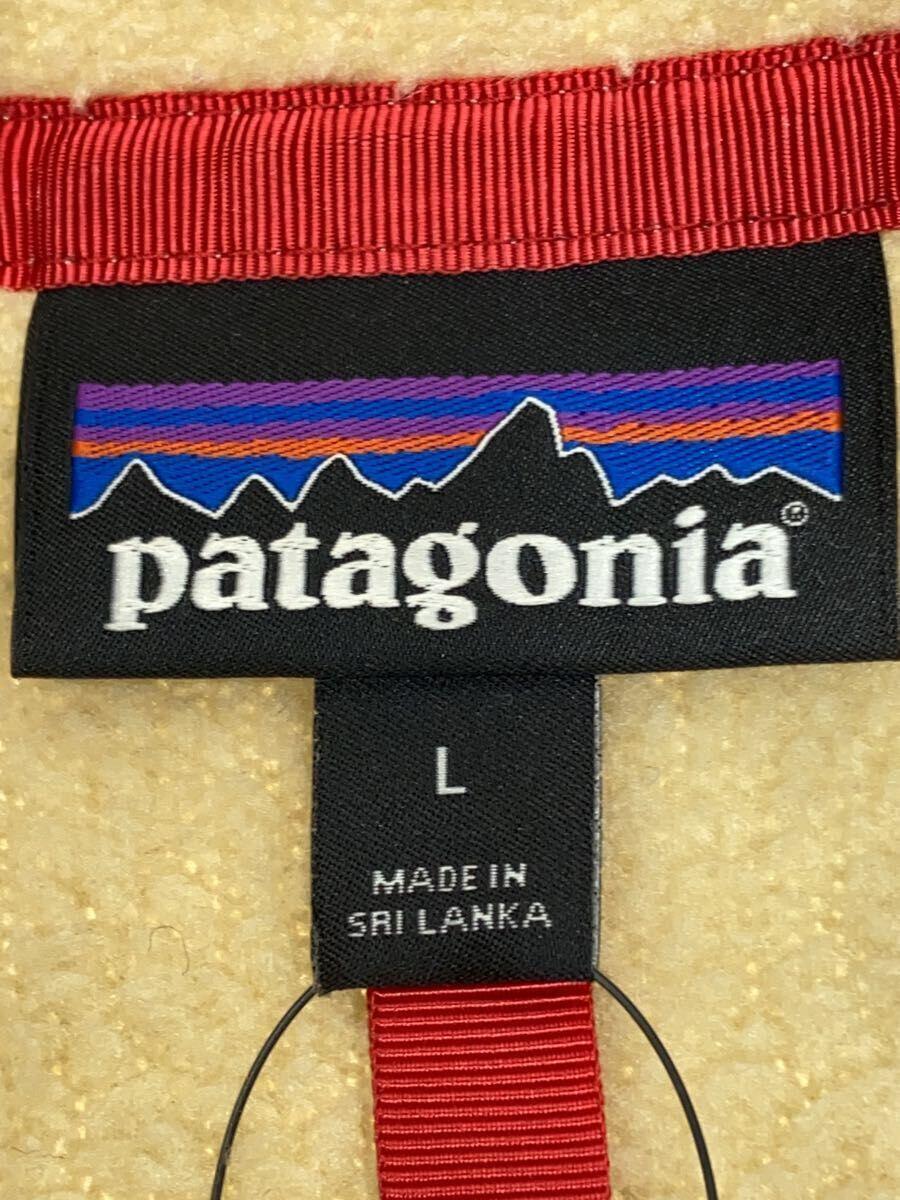 patagonia◆フリースジャケット/L/ポリエステル/BEG/無地/22800fa18//_画像3