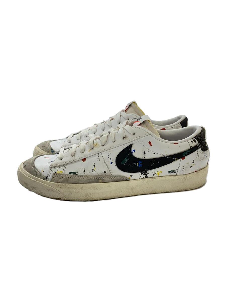 NIKE◆BLAZER LOW 77 SPLATTER_ブレザー ロー 77 スプラッター/27.5cm/WHT_画像1