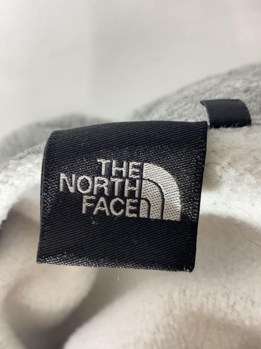 THE NORTH FACE◆BACK SQUARE LOGO HOODIE_バックスクエアロゴフーディー/S/ポリエステル/GRY/無地_画像3