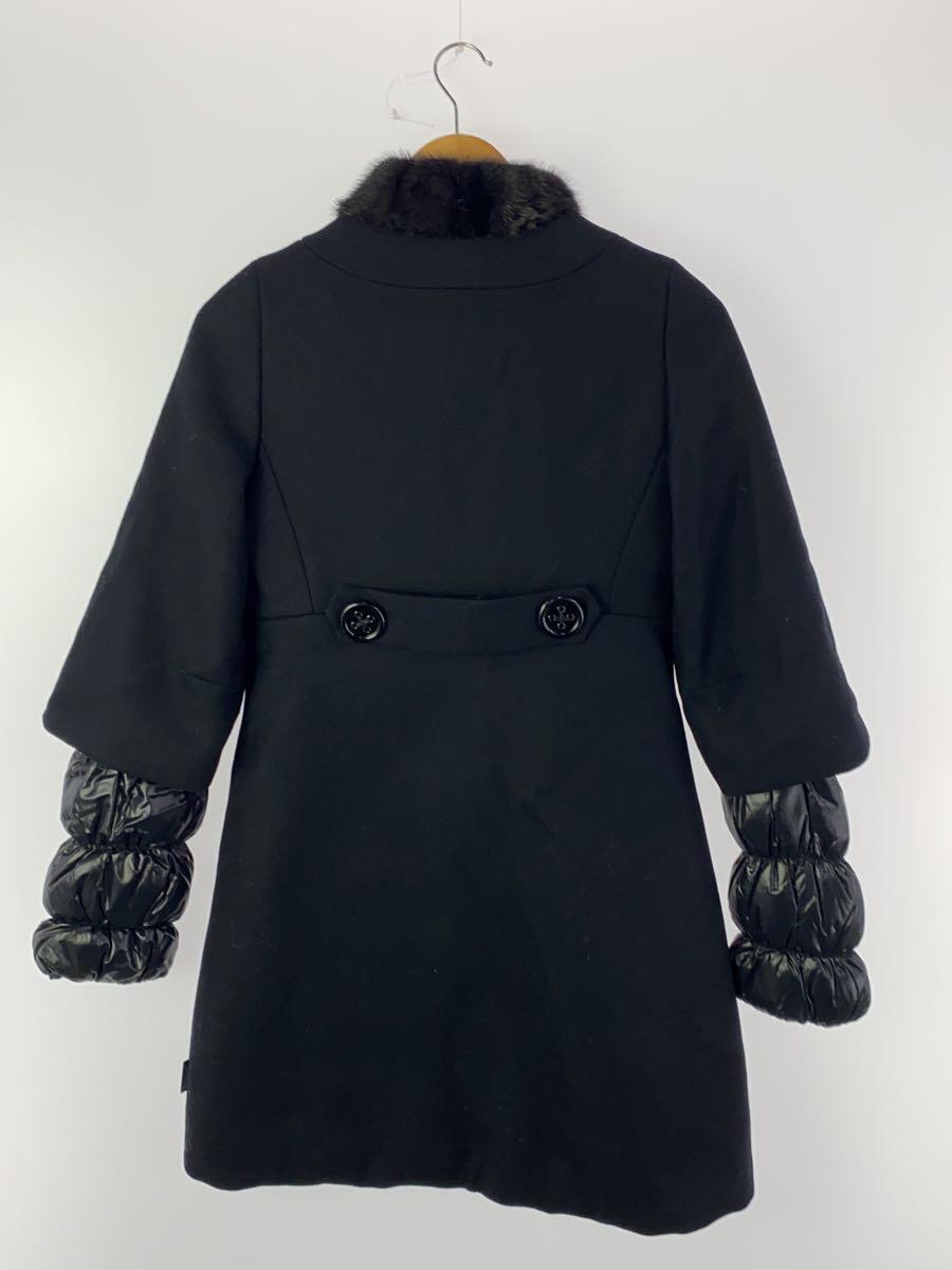 MONCLER◆サイズ表記00/ダウンコート//ウール/BLK/820-093-46325-90_画像2