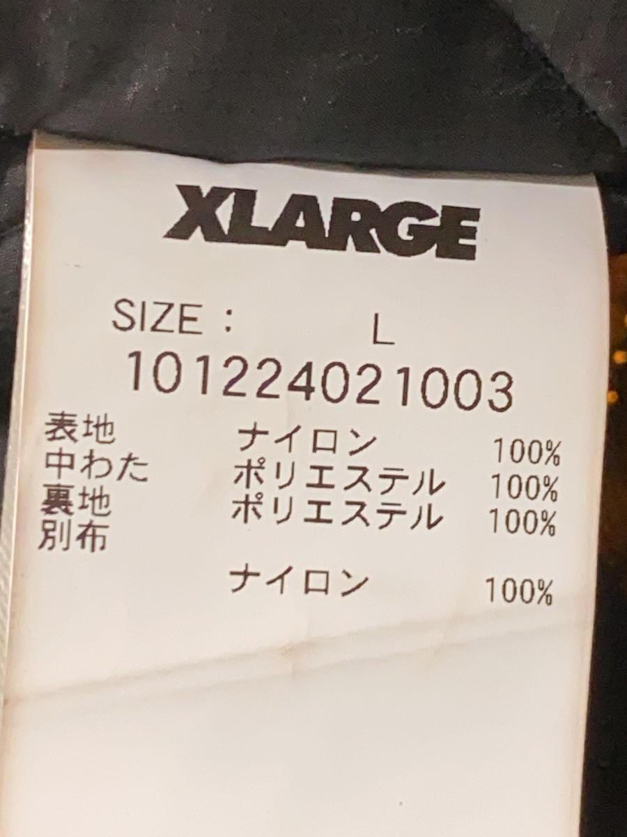 X-LARGE◆NYLON HOODED JACKET/ダウンジャケット/L/ナイロン/YLW/101224021003_画像5