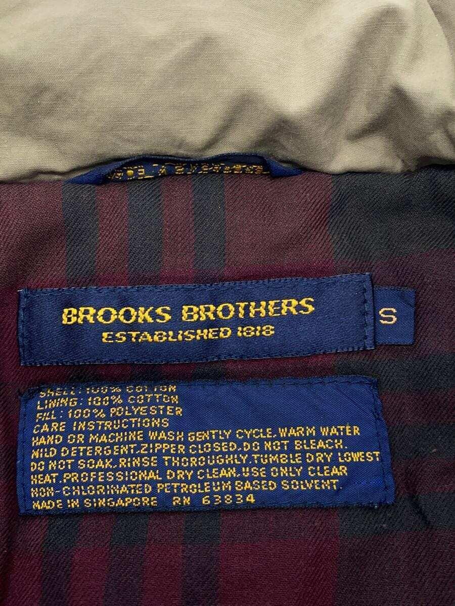 BROOKS BROTHERS◆80s/ジャケット/S/コットン/BEG/スレ有_画像3