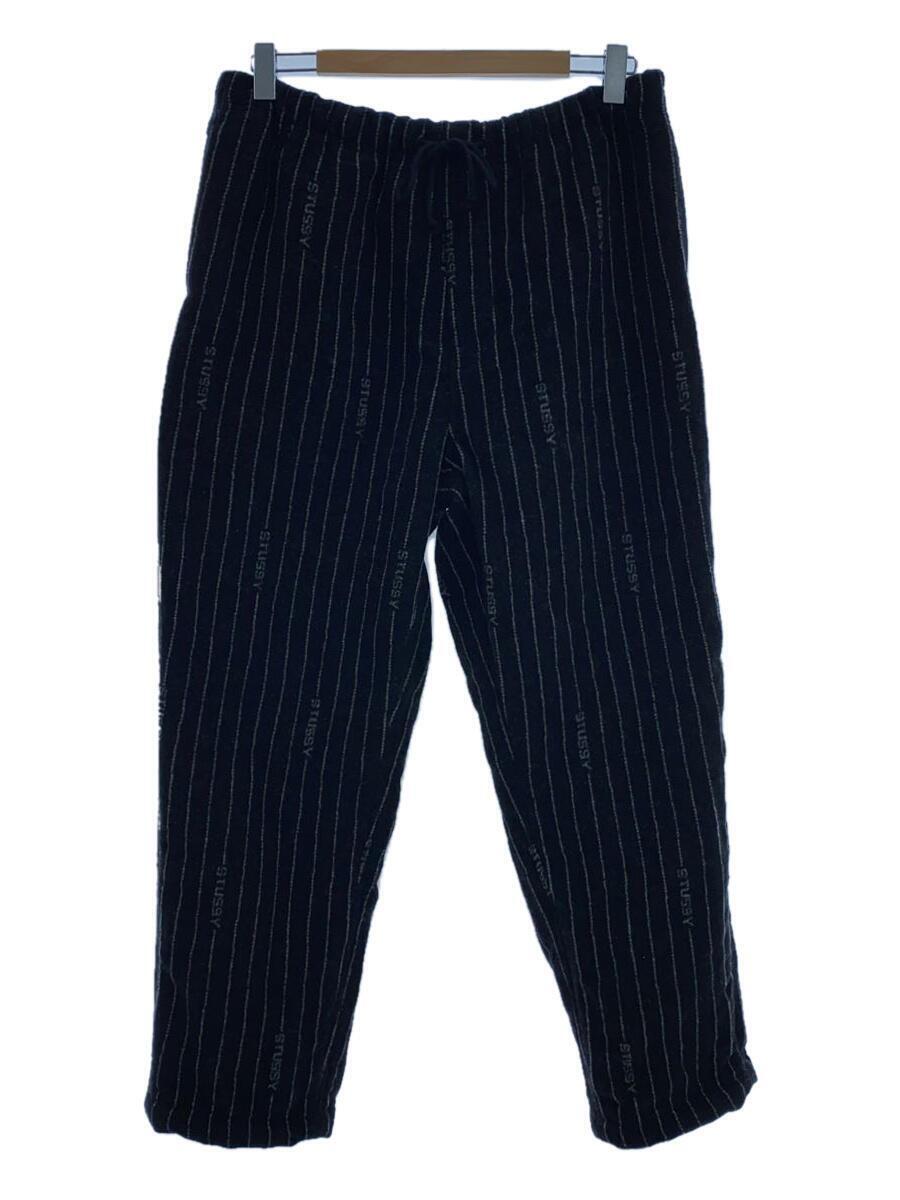 NIKE◆22AW/Stripe Wool Pant/ボトム/L/ウール/BLK/無地/DR4021-010/タグ付き_画像1