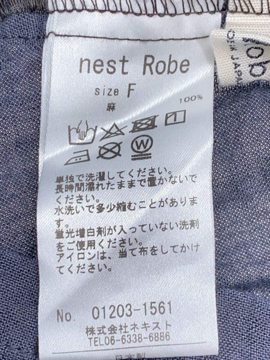 nest Robe◆リネングランジ2wayジャンパースカート/半袖ワンピース/FREE/リネン/NVY/01203-1561_画像4