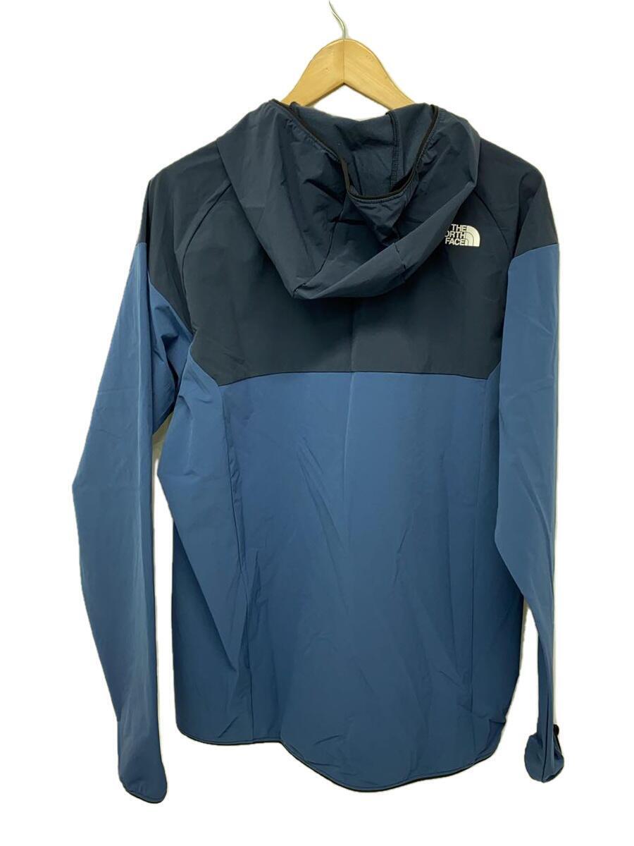 THE NORTH FACE◆APEX FLEX HOODIE_エイペックスフレックスフーディ/XL/ナイロン/BLU/無地_画像2