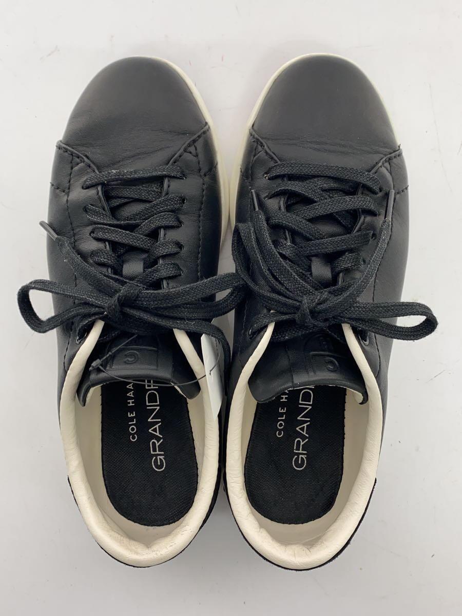 COLE HAAN◆ローカットスニーカー/US5.5/BLK/レザー/W02896_画像3