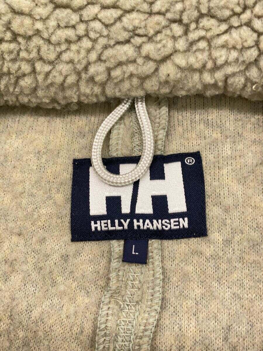 HELLY HANSEN◆ヘリーハンセン/HO51256/ファイバーパイルサーモベスト/フリースベスト/L/ポリエステル/ベージュ_画像3