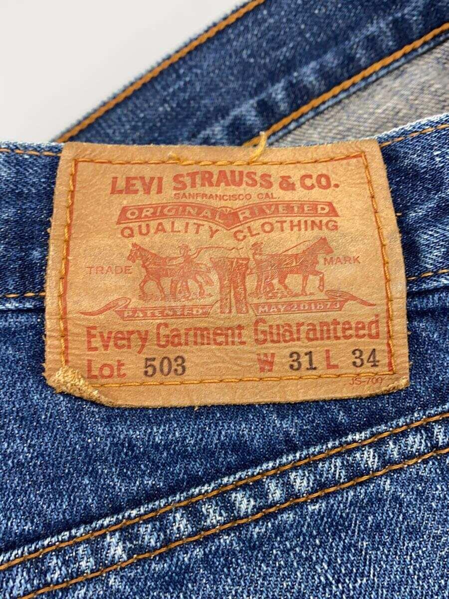 Levi’s◆リーバイス/503-03/日本製/ボトム/31/コットン/インディゴ_画像4