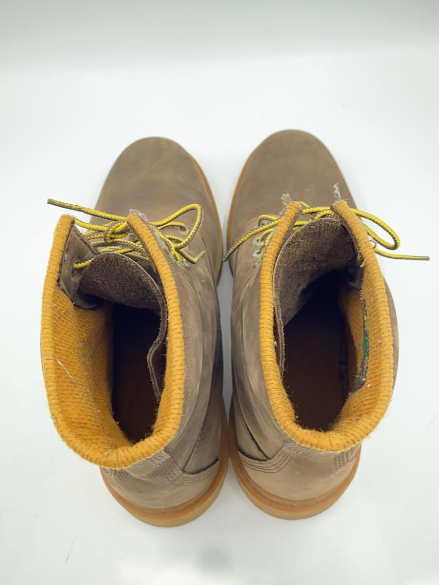 Timberland◆レースアップブーツ/26cm/BRW/スウェード/10440_画像3