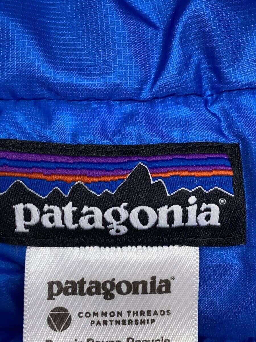 patagonia◆ダウンジャケット/S/ポリエステル/BLU/無地/84900FA13_画像3