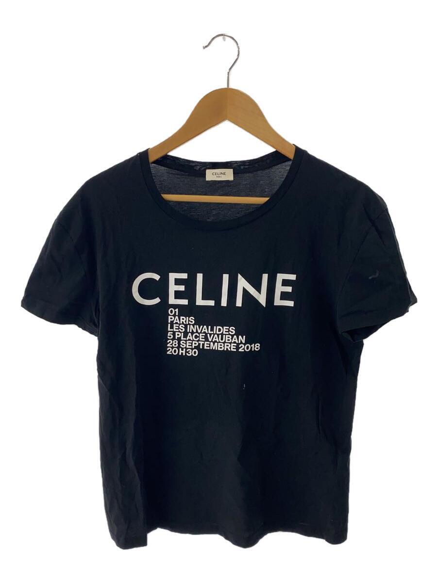 CELINE◆Tシャツ/M/コットン/BLK/X008375E_画像1