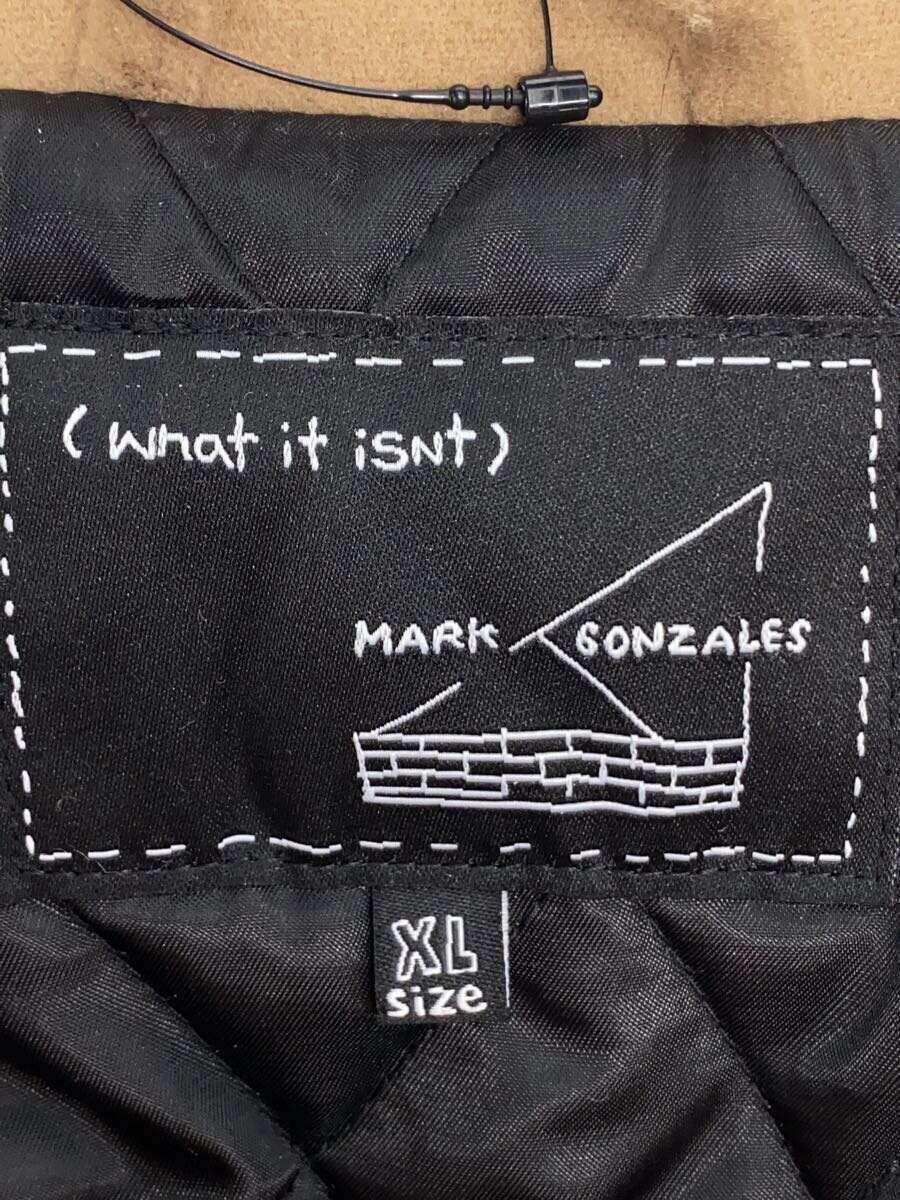 (What it isNt) ART BY MARK GONZALES◆スタジャン/XL/ポリエステル/ベージュ/2H5-63280_画像3