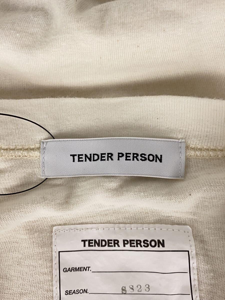 TENDER PERSON◆23SS/REBIRTH TEE/IMAGINATION/Tシャツ/0/コットン/アイボリー_画像3