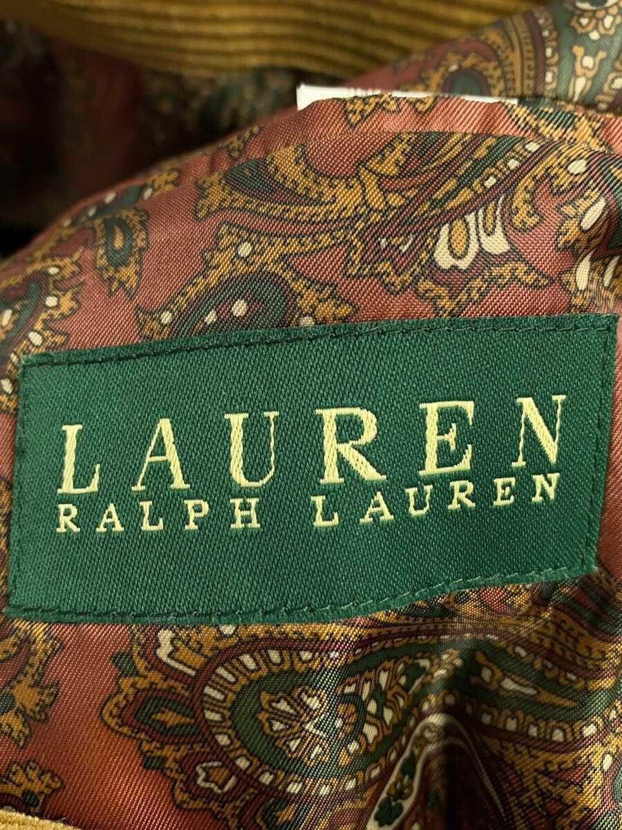 LAUREN RALPH LAUREN◆テーラードジャケット/40/コーデュロイ/BRW_画像3