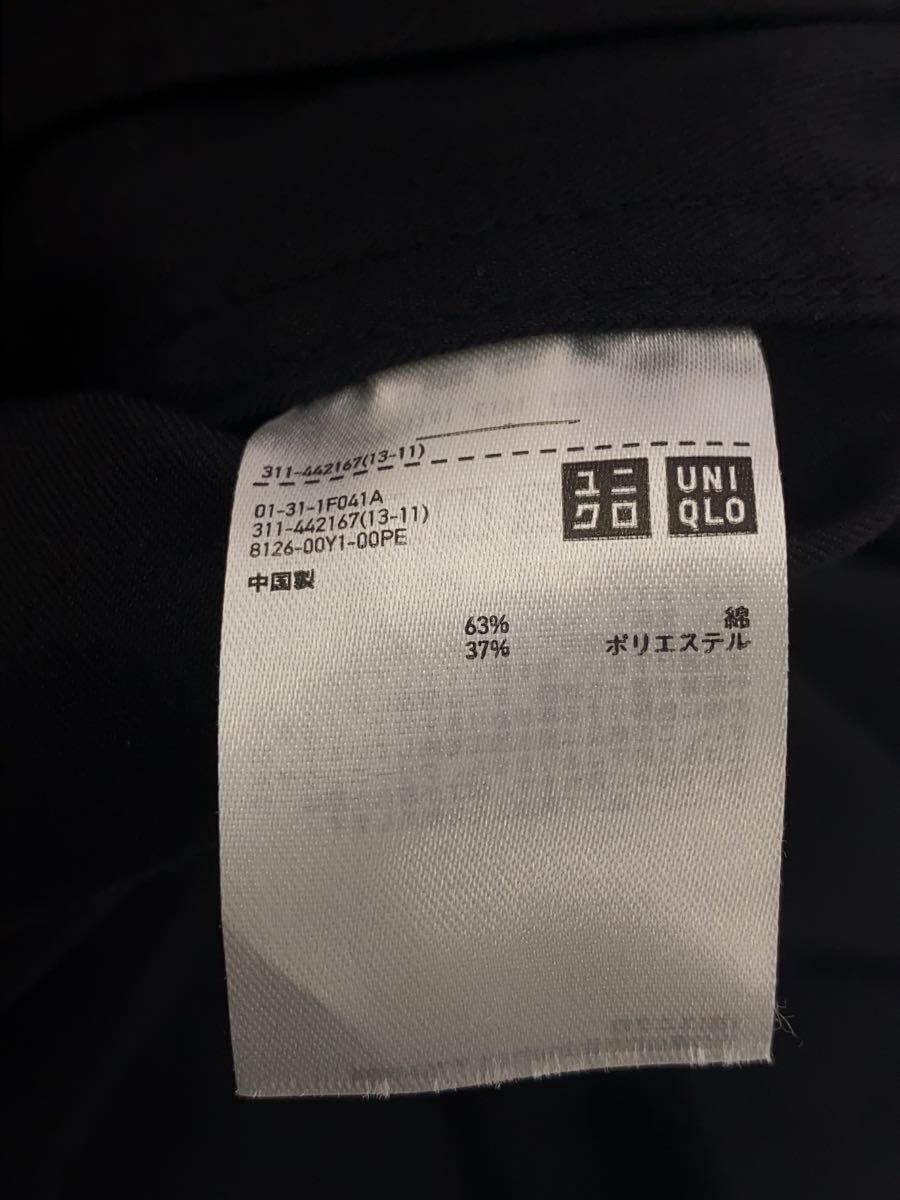 UNIQLO U◆ステンカラーコート/コート/M/コットン/BLK/無地/311-442167_画像5