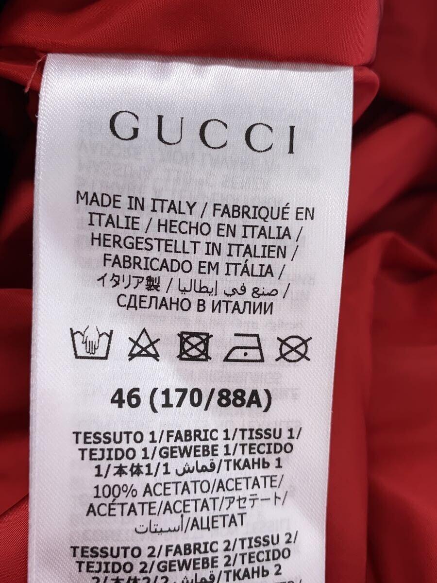 GUCCI◆ジャケット/46/ナイロン/PNK/総柄/691429_画像4