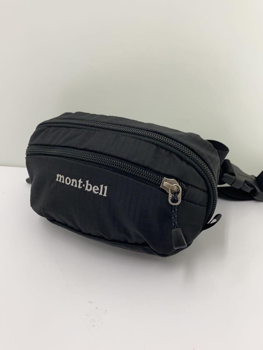 mont-bell◆ウエストバッグ/デルタガセットポーチ/-/BLK/無地/ロゴ/1123763_画像2