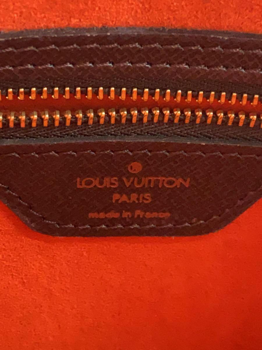 LOUIS VUITTON◆トリアナ_ダミエ・エベヌ_BRW_画像5