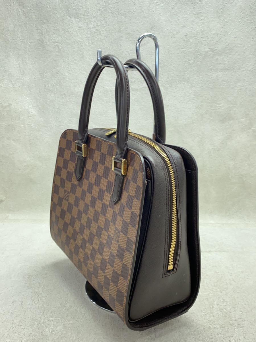 LOUIS VUITTON◆トリアナ_ダミエ・エベヌ_BRW_画像2