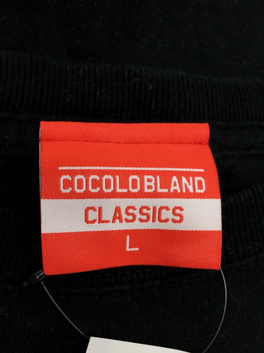 COCOLO BLAND◆BONGボング ビッグロゴ/長袖Tシャツ/L/コットン/BLK/黒_画像3
