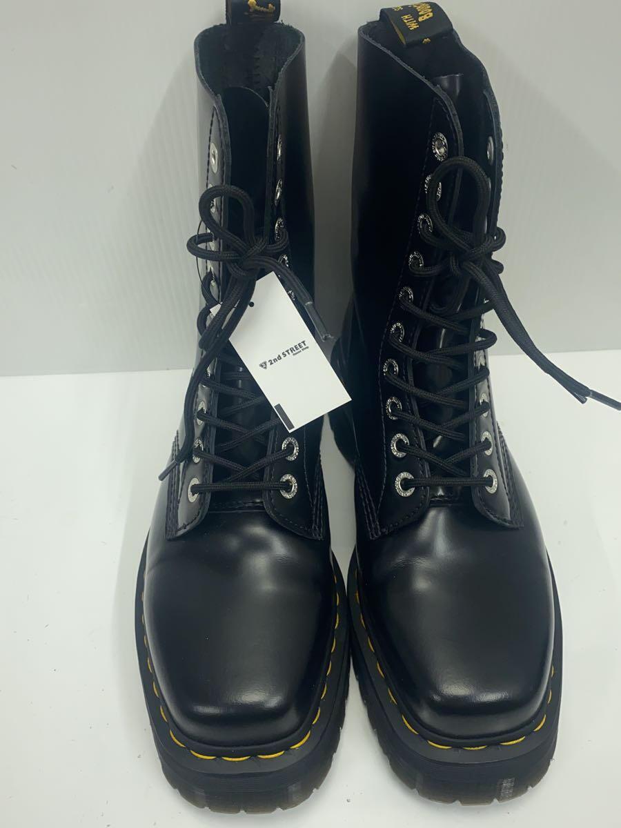 Dr.Martens◆1490 QUAD LEATHER BOOTS/レースアップブーツ/UK8/BLK/31147001_画像6