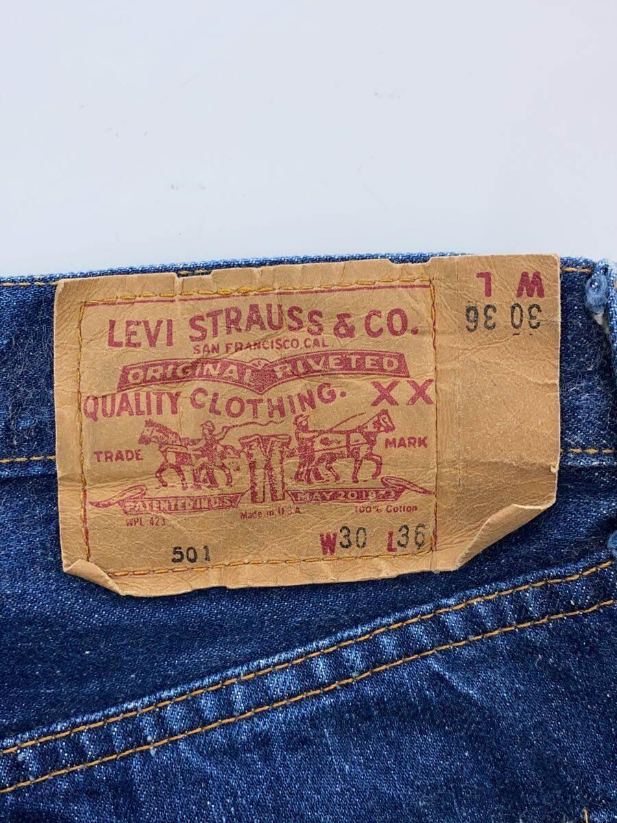 Levi’s Vintage Clothing◆90s/バレンシア/BigE復刻/66501/555刻印/濃紺/30×36_画像7