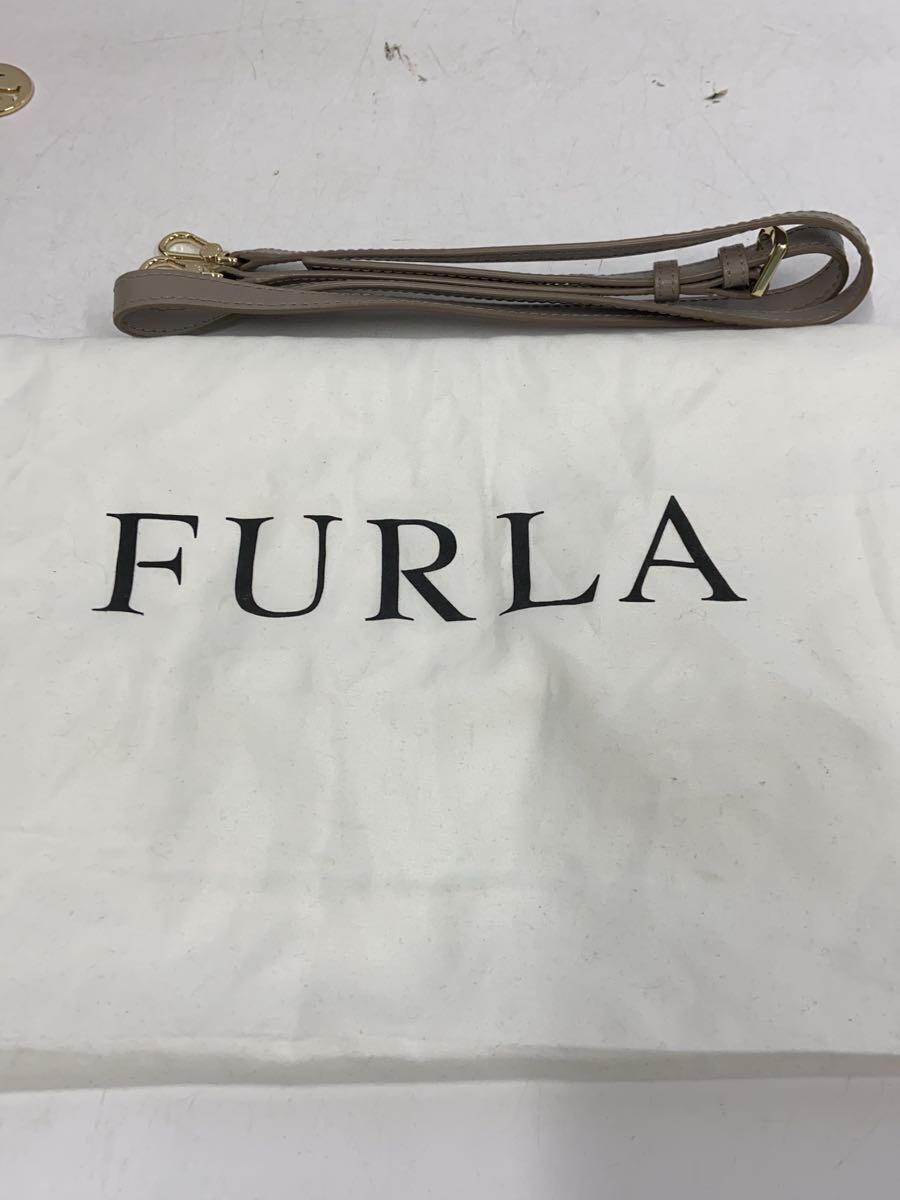 FURLA◆2way/ショルダーバッグ/ハンドバッグ/PVC/GRY_画像7