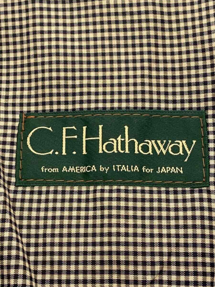 -90s/C.F.Hathaway/イタリア製/レザーブルゾン/-/スウェード/CML/無地_画像3