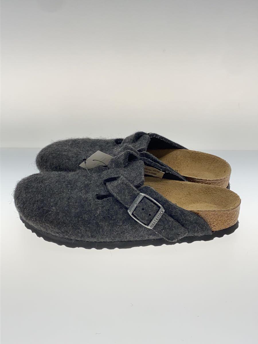 BIRKENSTOCK◆BOSTON/フェルト地サンダル/24cm/GRY/ウール_画像1