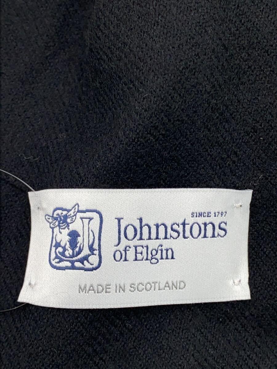 Johnston’s Of Elgin◆ストール/ウール/BLK/レディース_画像2
