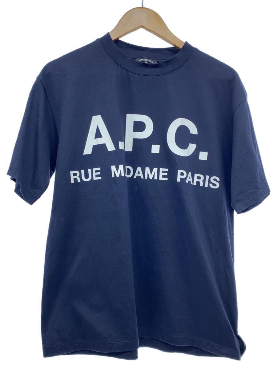 A.P.C.◆Tシャツ/XS/コットン/NVY/無地/24234-1-97041_画像1