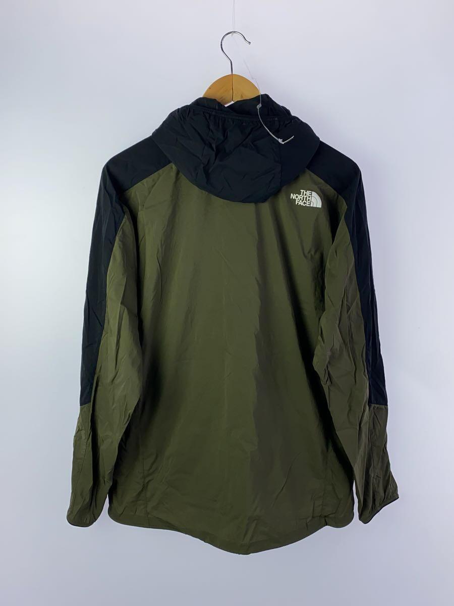 THE NORTH FACE◆ANYTIME WIND HOODIE_エニータイムウインドフーディ/L/ナイロン/KHKの画像2