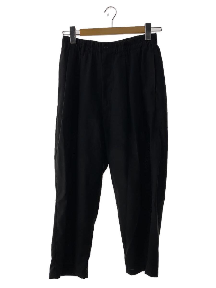 COOTIE◆T/C 2 Tuck Easy Ankle Pants/ボトム/S/ポリエステル/BLK/無地_画像1