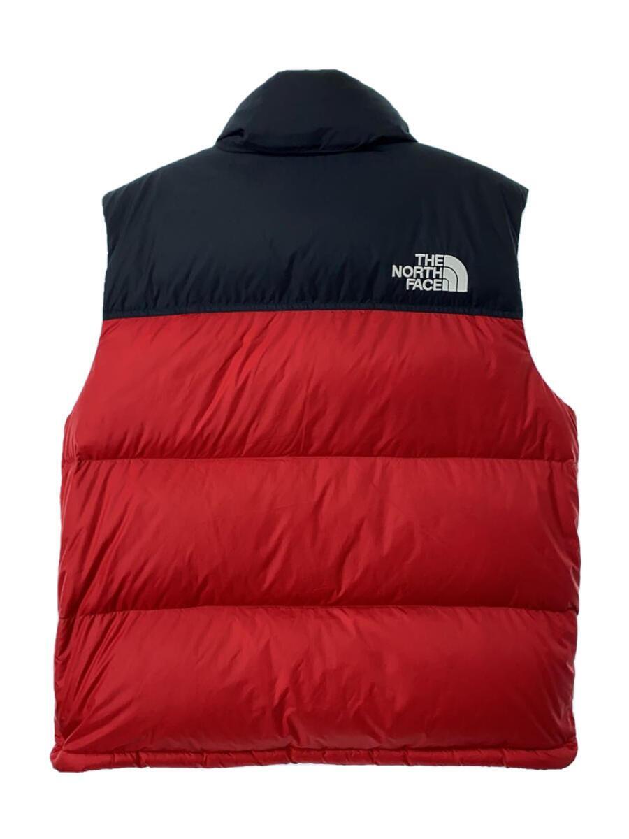 THE NORTH FACE◆ダウンベスト/M/ナイロン/RED/NF0A3JQQ_画像2