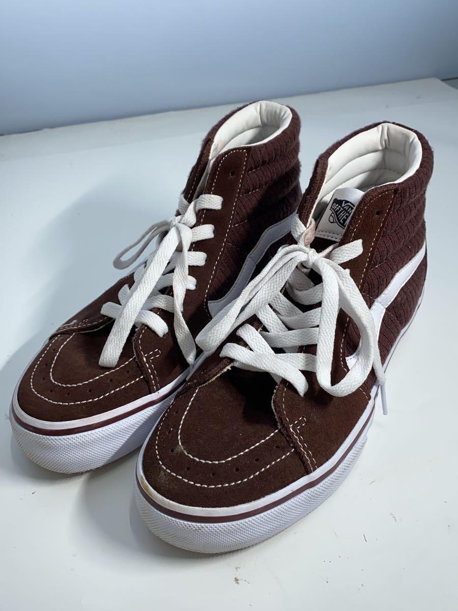 VANS◆ハイカットスニーカー/23cm/BRW/スウェード/V38CF_画像2