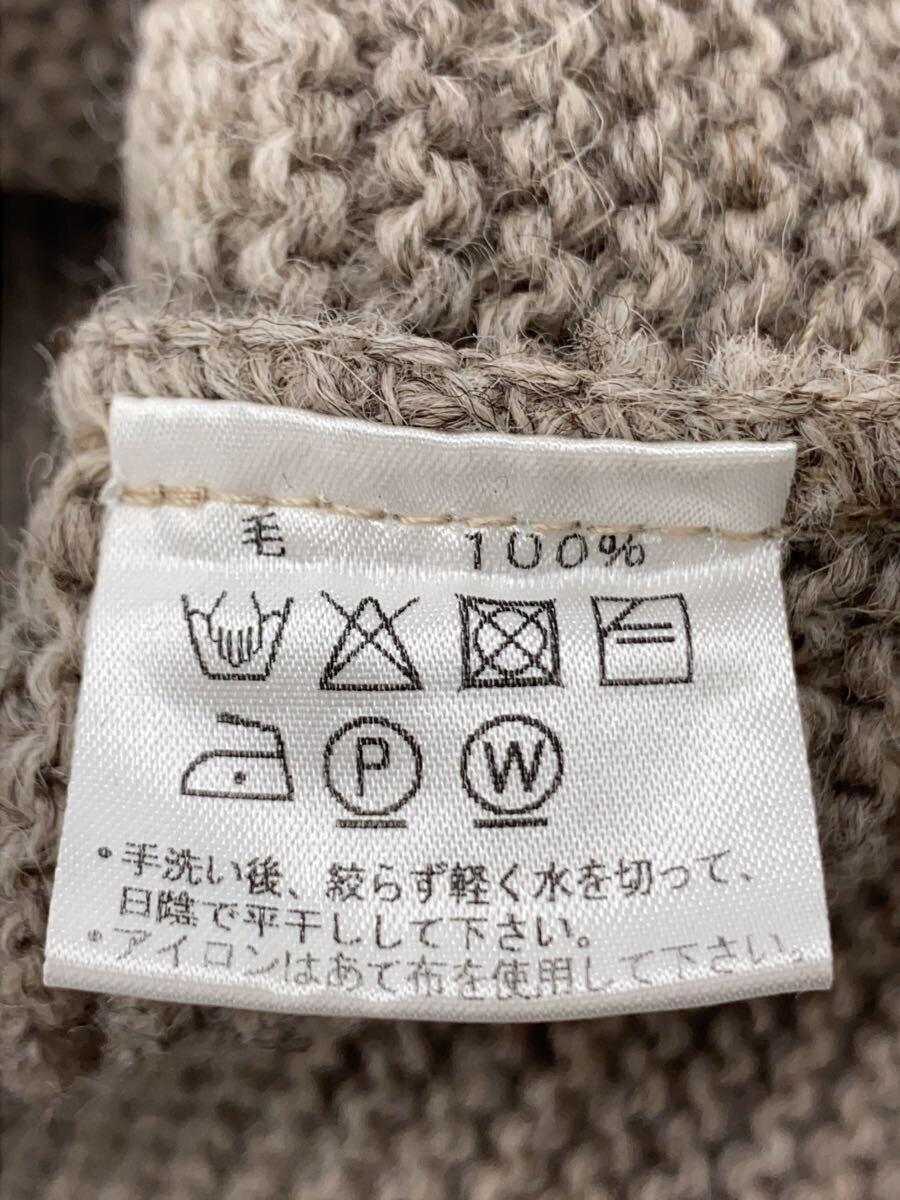 KERRY WOOLLEN MILLS◆セーター(厚手)/34/ウール/BRW/無地_画像4