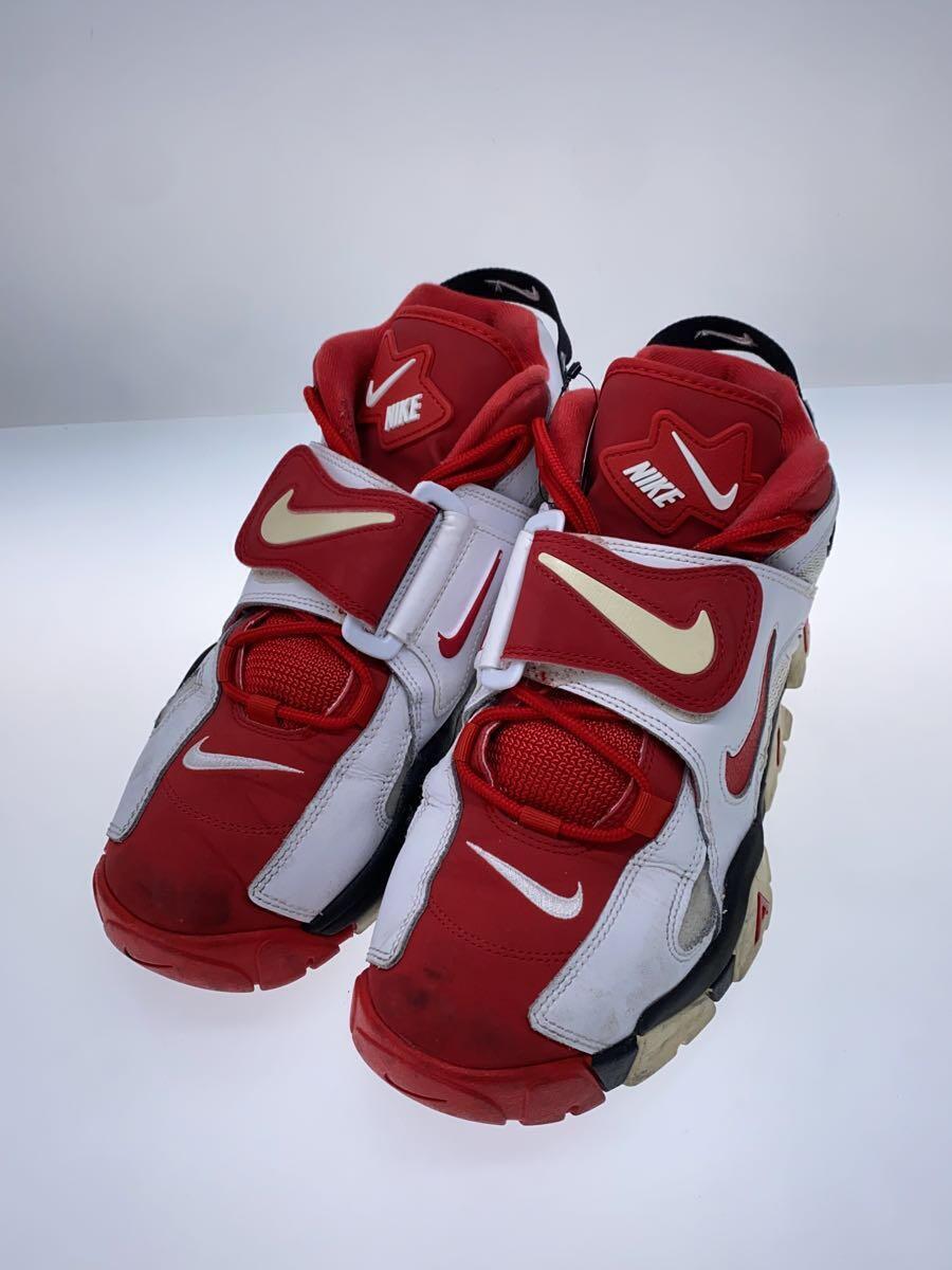 NIKE◆AIR BARRAGE MID_エアバラージ ミッド/27cm/RED_画像2