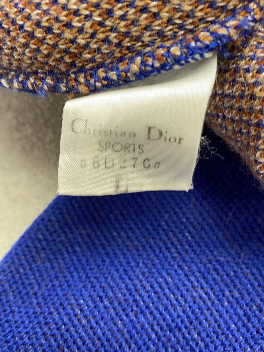 Christian Dior SPORTS◆セーター(薄手)/L/コットン/BLU/総柄/06D2760_画像4