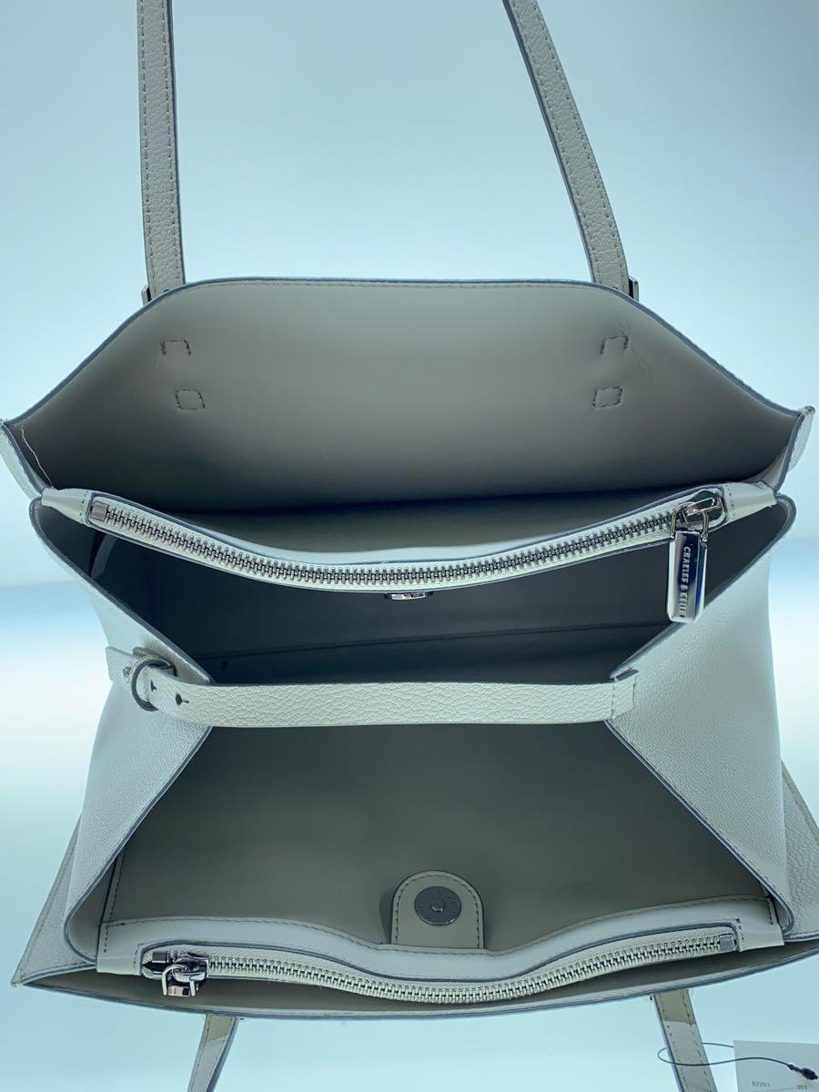 CHARLES&KEITH◆トートバッグ/-/GRY/無地_画像6