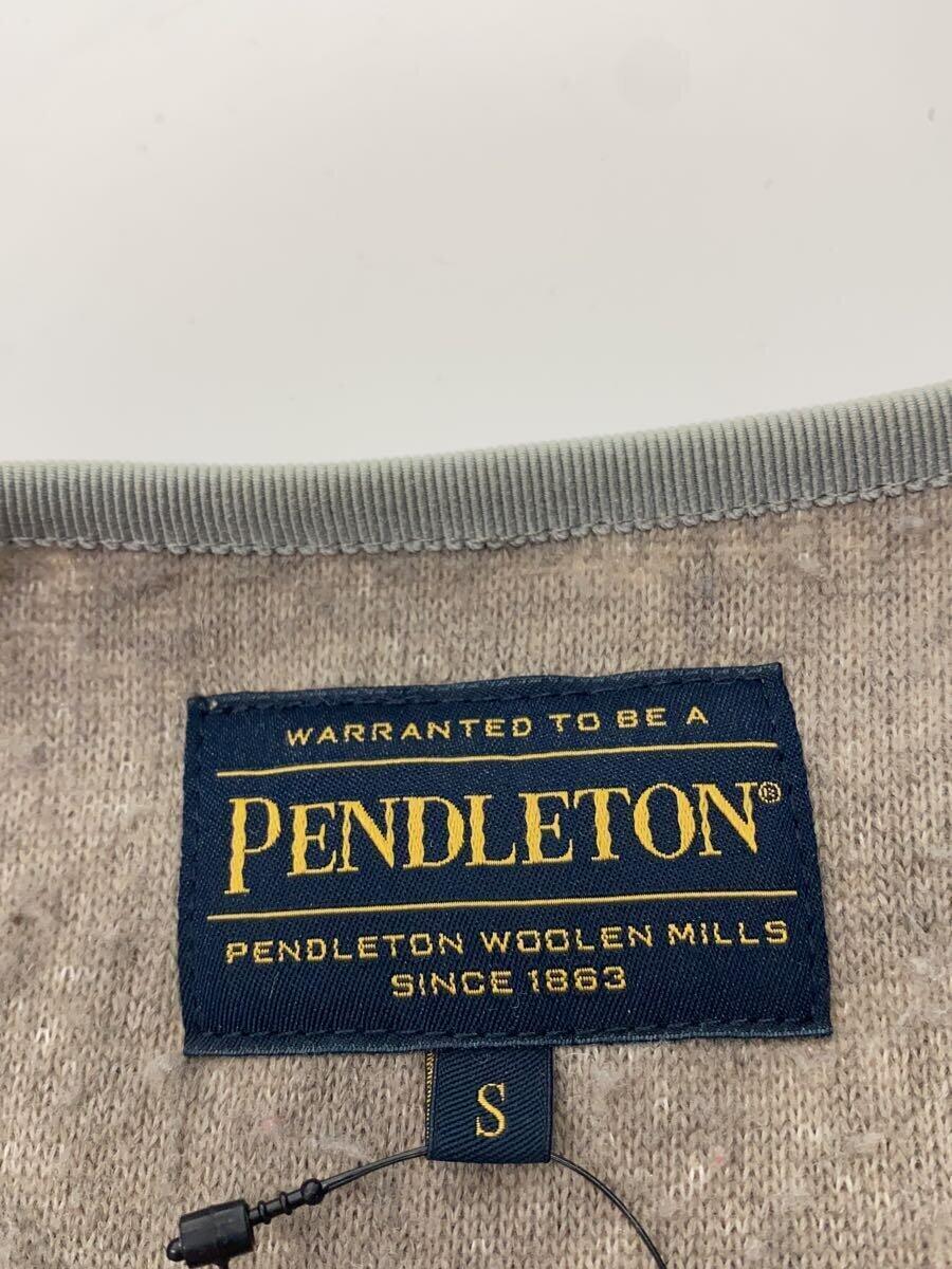 PENDLETON◆フリースジャケット/ネイティブ柄/S/ポリエステル/グレー/9475-7107_画像3