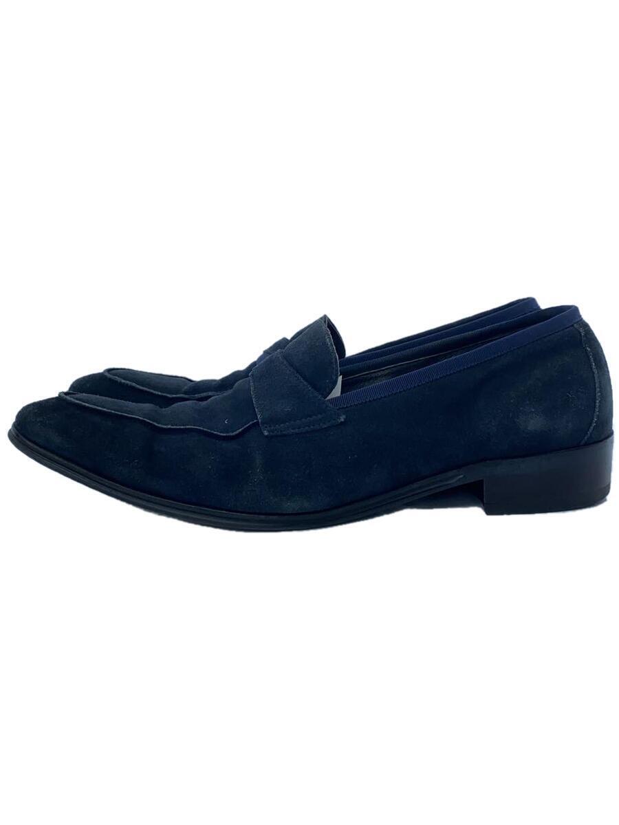LANVIN COLLECTION◆ローファー/27cm/NVY/スウェード