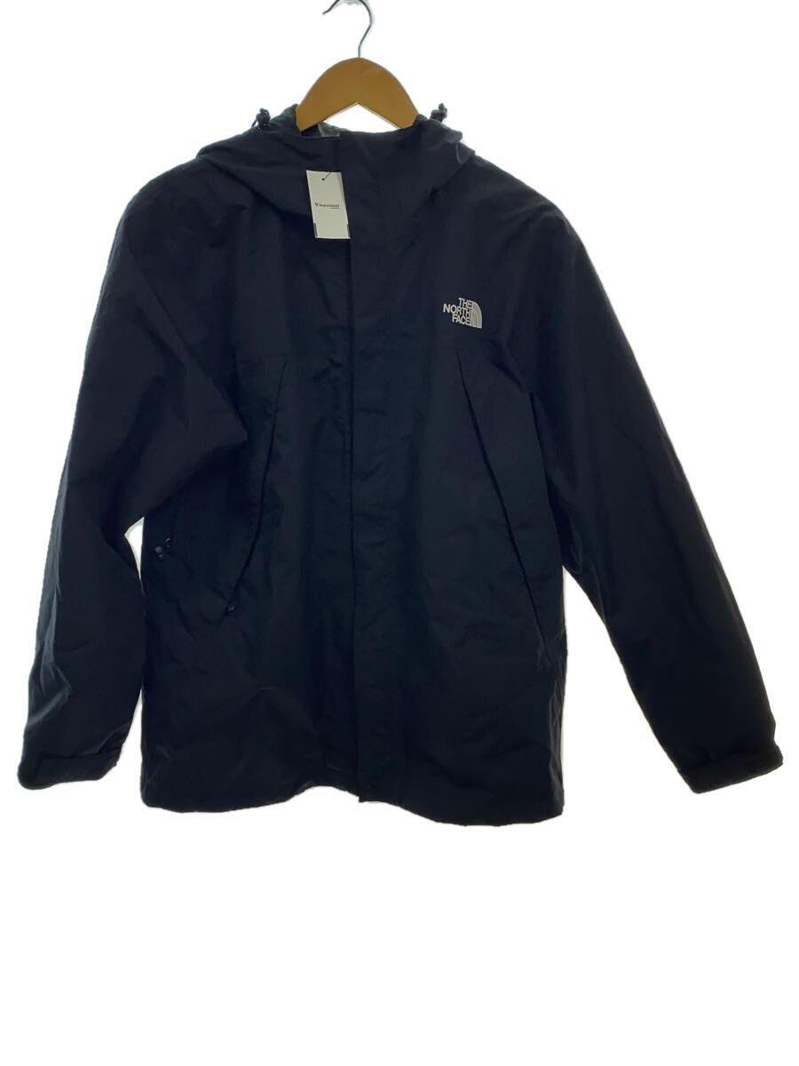 THE NORTH FACE◆SCOOP JACKET_スクープジャケット/M/ナイロン/BLK/無地_画像1